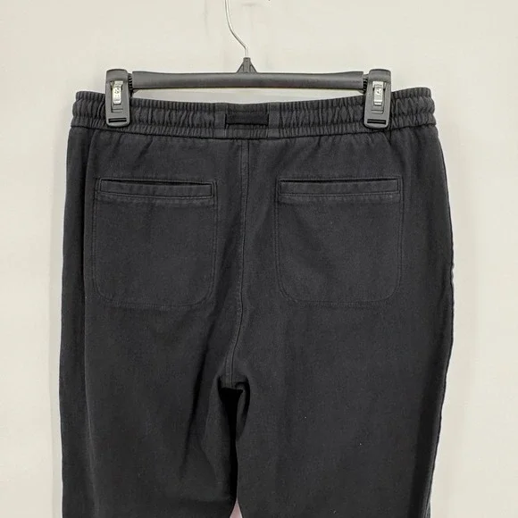 Athleta Farallon Jogger Pants Black Organic Cotton Utility Tapered Womens Size 4 - Picture 4 of 11